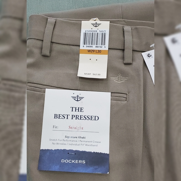 Dockers Navy Straight fit Signature 29 X 30 - Picture 4 of 4